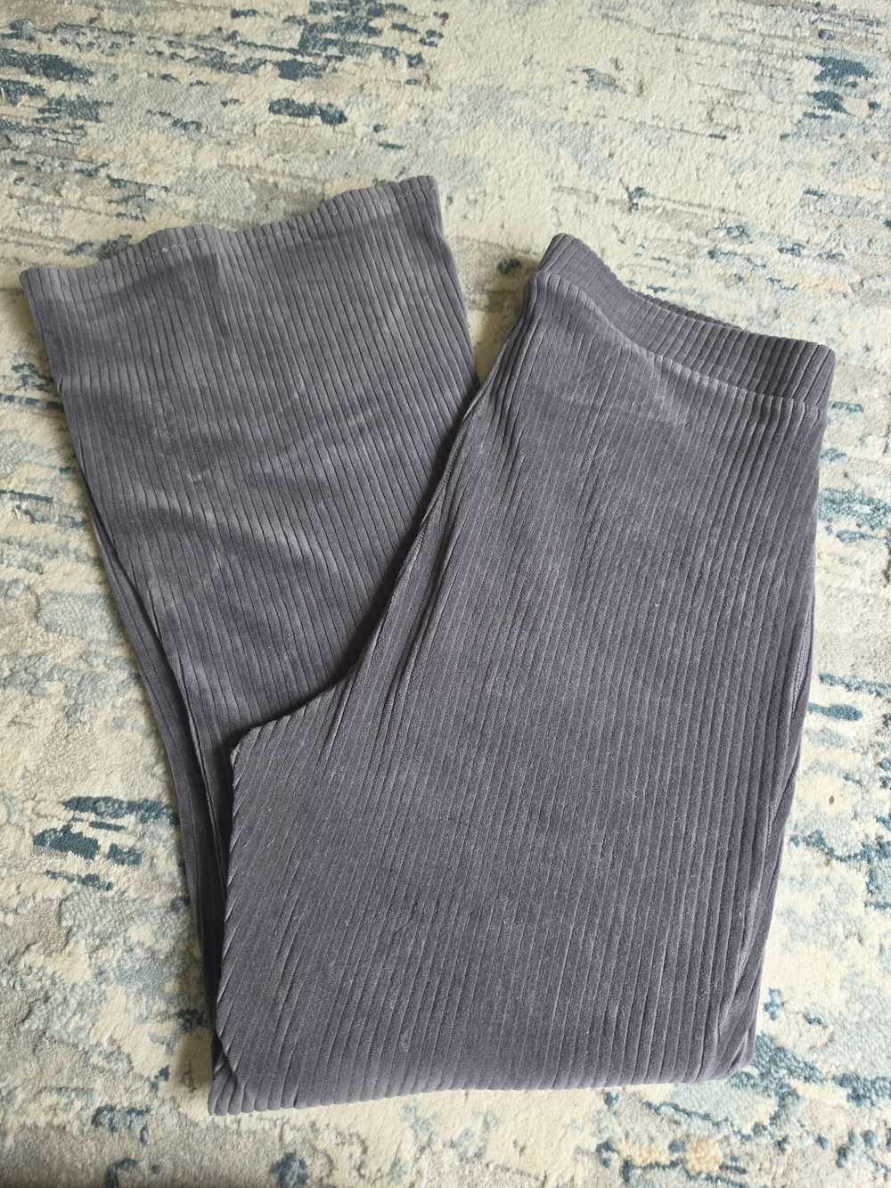 Aerie Groove Ribbed Flare Lounge Pants Size XL